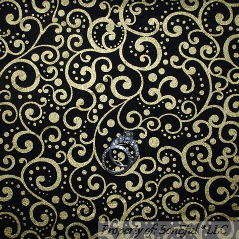 black metallic fabric buy in bulk|black and gold quilting fabric.